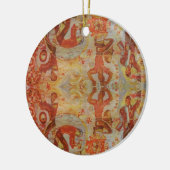  Roemeens borduurwerk, traditioneel ontwerp Keramisch Ornament (Links)