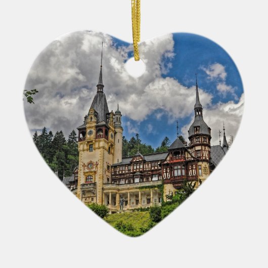 Roemeens Castle Keramisch Ornament (Voorkant)