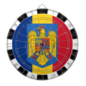 Roemeens dartboard, Roemeense vlagdonker/spelboard Dartbord (Voorkant)
