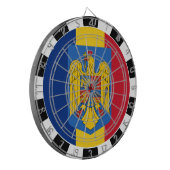 Roemeens dartboard, Roemeense vlagdonker/spelboard Dartbord (Voorkant Links)