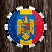 Roemeens dartboard, Roemeense vlagdonker/spelboard Dartbord
