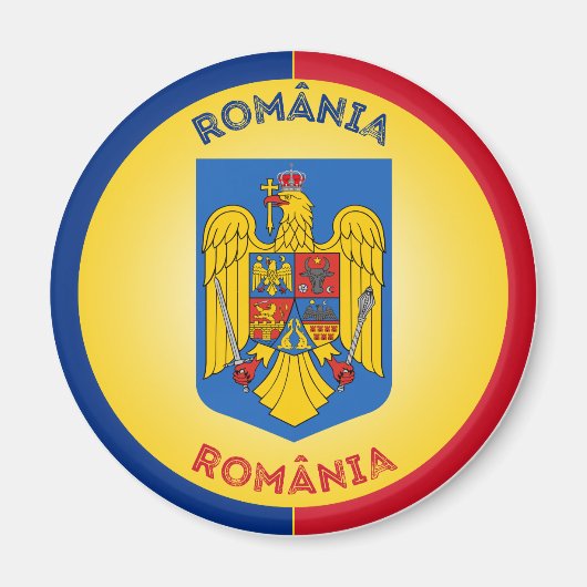 Roemeens Erfgoed Embleem Magneet (Voorkant)