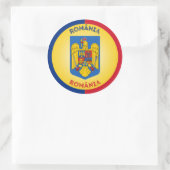 Roemeens Erfgoed Embleem Ronde Sticker (Tas)