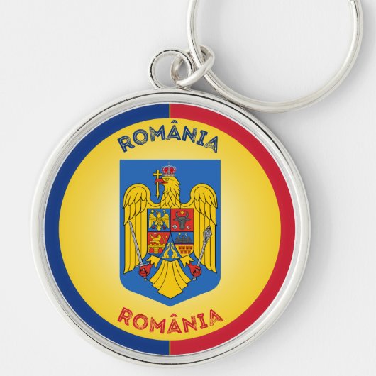 Roemeens Erfgoed Embleem Sleutelhanger (Voorkant)