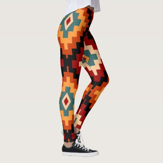 Roemeens Folk Art Pattern Leggings (Rechts)