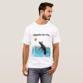 Roemeens ik hou van waterpolo t-shirt (Voorkant volledig)