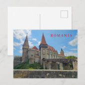 Roemeens kasteel uitzicht briefkaart (Voorkant / Achterkant)