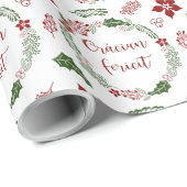 Roemeens kerstfeest, crăciun fericit cadeaupapier (Rol Hoek)