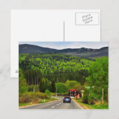 Roemeens landschap briefkaart (Voorkant / Achterkant)