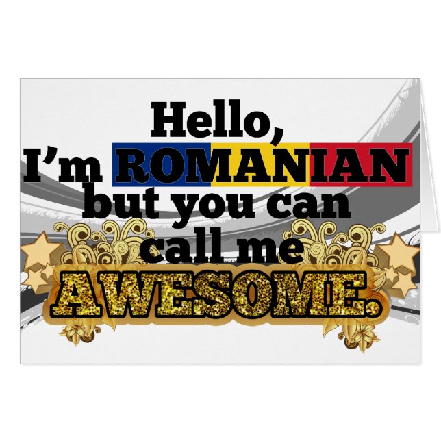 Roemeens, maar noem me Geweldige (Voorkant Horizontaal)