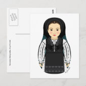 Roemeens Matryoshka-Briefkaart Briefkaart (Voorkant / Achterkant)