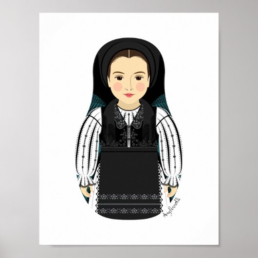 Roemeens Matryoshka Poster (Voorkant)