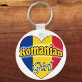 Roemeens meisje sleutelhanger (Voorkant)