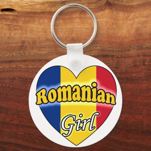 Roemeens meisje sleutelhanger (Voorkant)