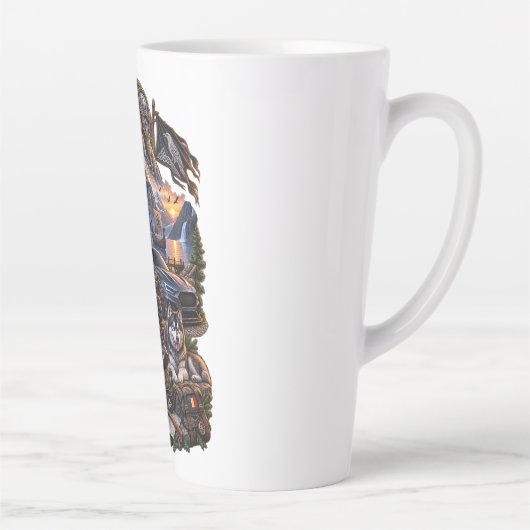 Roemeens ontwerp latte mok (Rechts)