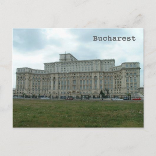 Roemeens parlement briefkaart (Voorkant)