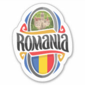 Roemeens Roemeens Sticker (Voorkant)