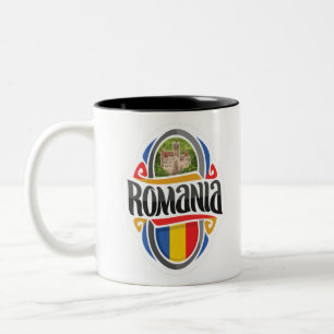 Roemeens Roemeens Tweekleurige Koffiemok