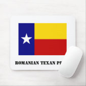 Roemeens Texan Pride White Mousepad Muismat (Met muis)
