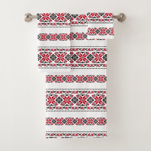 Roemeens traditioneel motif "De sterren" Bad Handdoek (Insitu)