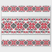 Roemeens traditioneel motif "De sterren" Cadeaupapier (Vlak)