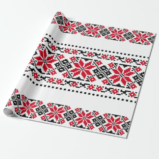 Roemeens traditioneel motif "De sterren" Cadeaupapier