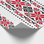 Roemeens traditioneel motif "De sterren" Cadeaupapier (Hoek)