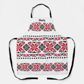 Roemeens traditioneel motif "De sterren" Schort (Voorkant)