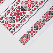 Roemeens traditioneel motif "De sterren" Tissuepapier (Detail)