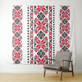 Roemeens traditioneel motif "De sterren" Wandkleed (In Situ (horizontaal))