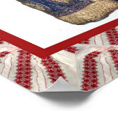 Roemeens vaartuig, geborduurd cacao t4 poster (Hoek)