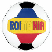Roemeens vlaggenpatriottisch voetbal (Voorkant)