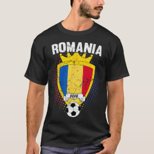 Roemeens voetbal Roemeense vlag nationale team bek T-shirt