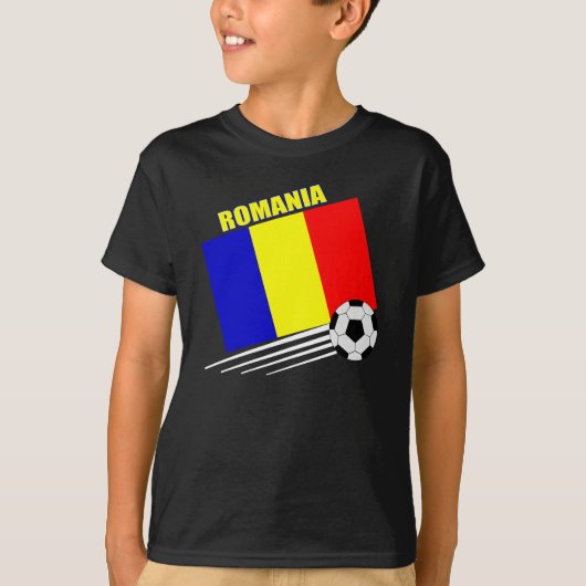 Roemeens voetbalteam t-shirt (Voorkant)