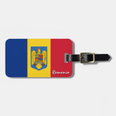 Roemeense Bagagelabels, patriottische Roemeense vl Bagagelabel (Voorkant horizontaal)