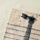 roemeense " blauwe vlinder " - eiffeltoren strandlaken (In situ)