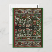  Roemeense borduurwerk Briefkaart (Voorkant / Achterkant)