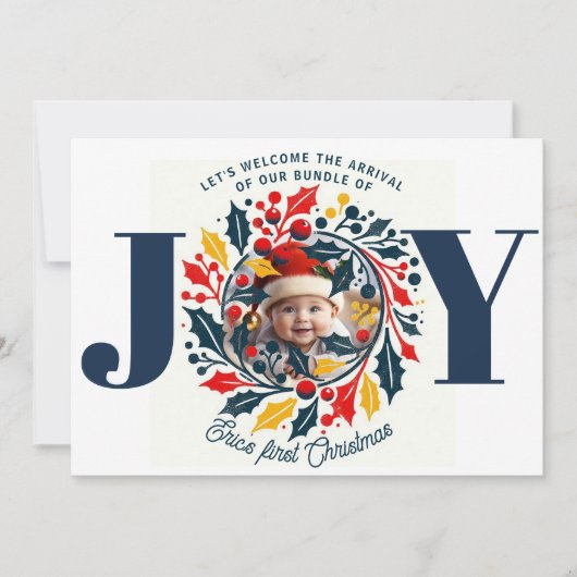 Roemeense bundel VAN VREUGDE Feestdagenkaart (Voorkant)