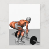 Roemeense deadlift 2 briefkaart (Voorkant)