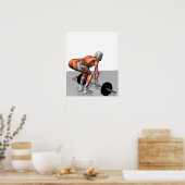 Roemeense deadlift 2 poster (Keuken)