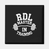 Roemeense Deadlift Bodybuilding Fitness Workout Gy Magneet (Voorkant)