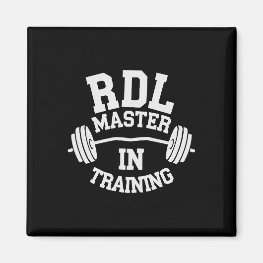 Roemeense Deadlift Bodybuilding Fitness Workout Gy Magneet (Voorkant)