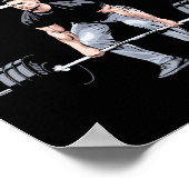 Roemeense Deadlift Bodybuilding Fitness Workout Gy Poster (Hoek)