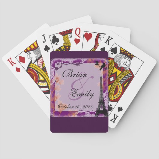 roemeense eiffeltoren pokerkaarten (Achterkant)