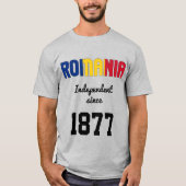 Roemeense feestdag voor de onafhankelijkheid van d t-shirt (Voorkant)