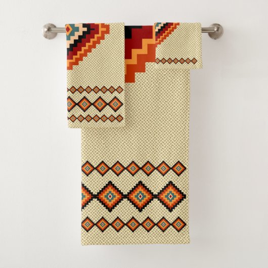 Roemeense Folk Art - Etnische patronen Bad Handdoek (Insitu)