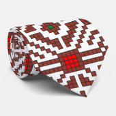 roemeense folkkostuum stikt geometrische bloemkuns stropdas (Opgerold)