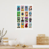 Roemeense Luciferdoosjes Labels Collage, Vintage E Poster (Keuken)