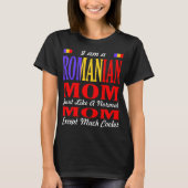 Roemeense mama houdt van normale mam veel koeler t-shirt (Voorkant)