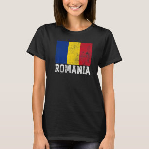 Roemeense Mannen voor de vlag van het thuisland So T-shirt